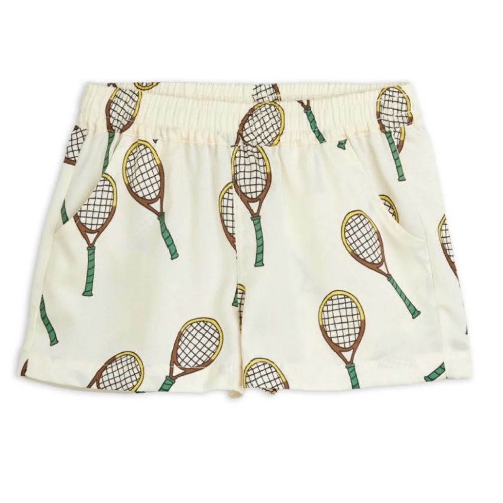 Mini Rodini Cream Tennis Print Set - Size 1.5-3y - Picture 3 of 5